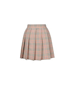 Load image into Gallery viewer, Pink checked hollow out pleated short skirt KW171 - Gothlolibeauty