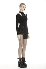 Load image into Gallery viewer, Punk moto side rope up mini skirt KW181