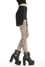 Load image into Gallery viewer, Punk moto side rope up mini skirt KW181