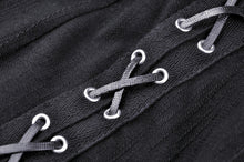 Load image into Gallery viewer, Punk moto side rope up mini skirt KW181