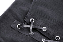 Load image into Gallery viewer, Punk moto side rope up mini skirt KW181