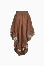 Load image into Gallery viewer, Steampunk frilly cocktail skirt KW185