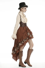 Load image into Gallery viewer, Steampunk frilly cocktail skirt KW185
