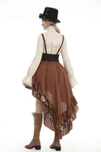 Load image into Gallery viewer, Steampunk frilly cocktail skirt KW185