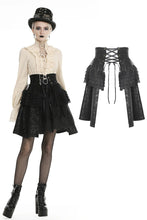 Load image into Gallery viewer, Steampunk layered short skirt KW186