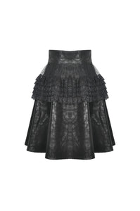 Steampunk layered short skirt KW186
