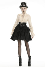 Load image into Gallery viewer, Steampunk layered short skirt KW186