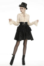 Load image into Gallery viewer, Steampunk layered short skirt KW186