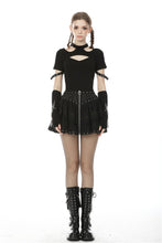 Load image into Gallery viewer, Harajuku punk subculture metal lace short skirt KW191