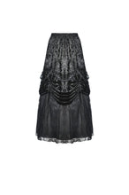 Load image into Gallery viewer, Gothic gorgeous frilly maxi skirt KW192