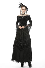 Load image into Gallery viewer, Gothic gorgeous frilly maxi skirt KW192