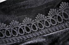 Load image into Gallery viewer, Gothic lolita velvet mesh splicing short skirt KW194