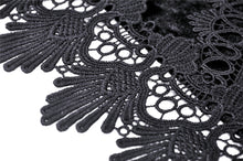 Load image into Gallery viewer, Gothic lolita velvet mesh splicing short skirt KW194