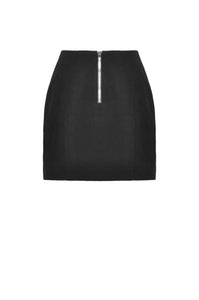 Punk lady asymmetrical mini skirt KW197