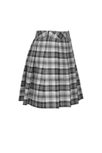 Load image into Gallery viewer, Punk easy match black white contrast pleated mini skirt KW200