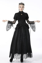 Load image into Gallery viewer, Gothic luxe court jacquard-lace empire waist skirt KW202