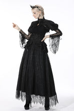 Load image into Gallery viewer, Gothic luxe court jacquard-lace empire waist skirt KW202