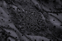 Load image into Gallery viewer, Black lolita lace layered trim mini skirt KW206