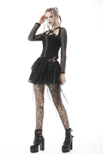 Load image into Gallery viewer, Punk lace irregular mini skirt KW212