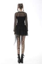Load image into Gallery viewer, Punk lace irregular mini skirt KW212