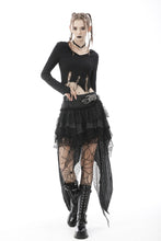 Load image into Gallery viewer, Punk magic high low lace skirt KW213