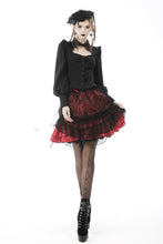 Load image into Gallery viewer, Women lace cover red sexy mini skirt  KW215