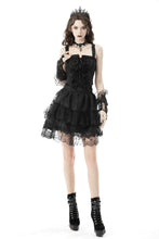 Load image into Gallery viewer, Gothic lolita frilly lace mini skirt KW220