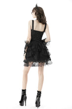 Load image into Gallery viewer, Gothic lolita frilly lace mini skirt KW220