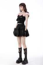 Load image into Gallery viewer, Black dolly frilly mini petticoat  KW240BK