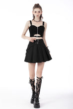 Load image into Gallery viewer, Rock girl pleated mini skirt KW243