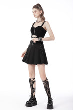 Load image into Gallery viewer, Rock girl pleated mini skirt KW243