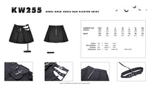Load image into Gallery viewer, Rebel rock cross bag pleated skirt KW255