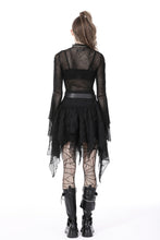 Load image into Gallery viewer, Rocker irregular messy hem skirt KW259