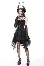 Load image into Gallery viewer, Gothic luxe court mesh tunic skirt KW262
