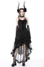 Load image into Gallery viewer, Gothic chiffon high low petticoat KW263