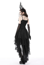 Load image into Gallery viewer, Gothic chiffon high low petticoat KW263