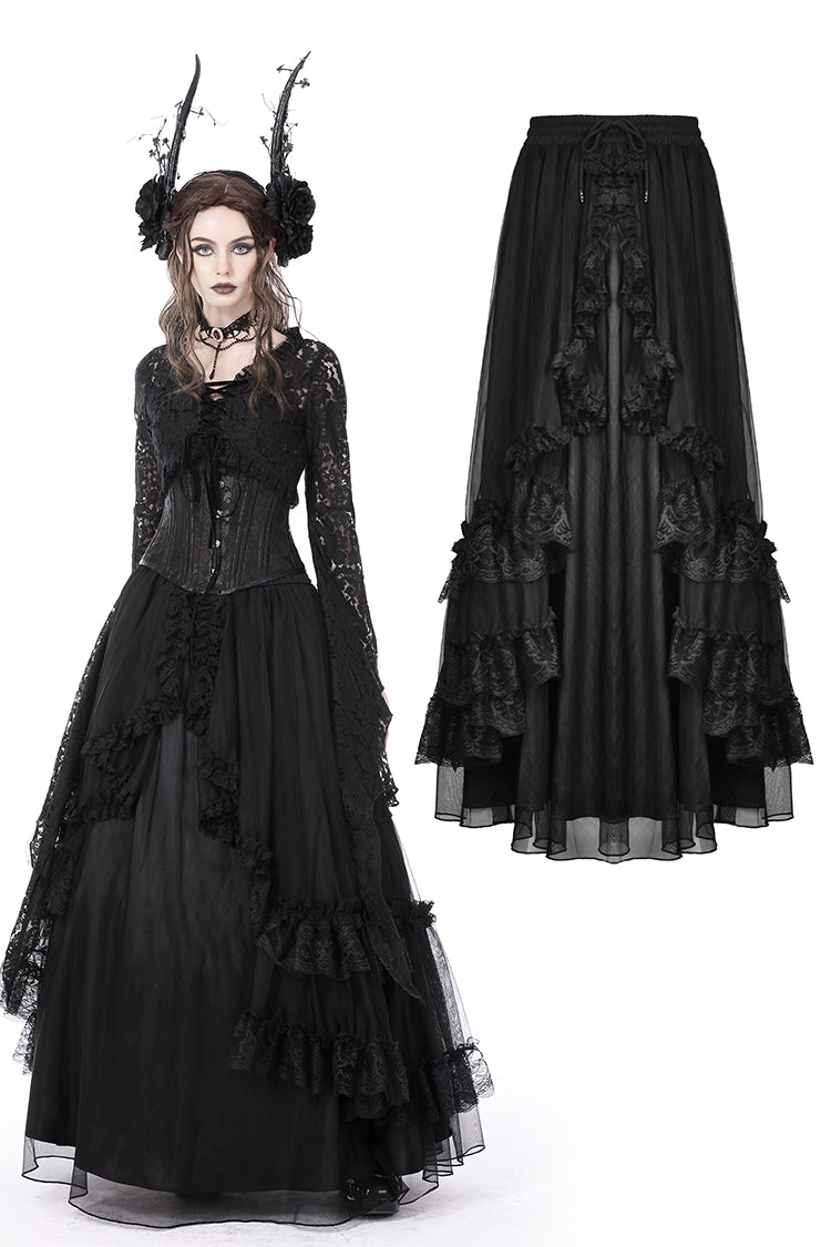 国内で当店のみ PINKSPINK - gothic crescent moon maxi skirt Amazon.com: Women Victorian Maxi Skirt Vintage High Waisted
