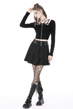 Load image into Gallery viewer, Punk rock pleated skirt KW267