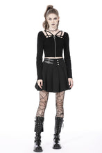 Load image into Gallery viewer, Punk rock pleated skirt KW267