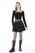 Load image into Gallery viewer, Punk rock pleated skirt KW267
