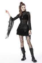 Load image into Gallery viewer, Gothic ghost lace frilly skirt KW271