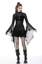 Load image into Gallery viewer, Gothic ghost lace frilly skirt KW271