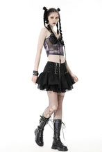 Load image into Gallery viewer, Punk asymmetrical zipper mini skirt KW291