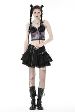 Load image into Gallery viewer, Punk asymmetrical zipper mini skirt KW291