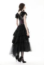 Load image into Gallery viewer, Punk layered frilly high low skirt  KW293