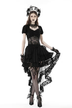 Load image into Gallery viewer, Punk frilly lace swallow tail skirt  KW294