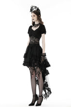 Load image into Gallery viewer, Punk frilly lace swallow tail skirt  KW294
