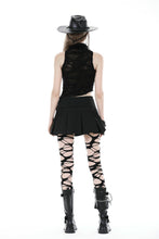 Load image into Gallery viewer, Punk pleated skirt with side bag KW313