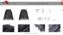 Load image into Gallery viewer, Gothic pattern doll skirt KW321
