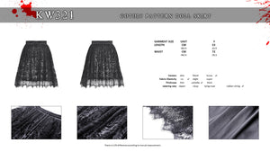 Gothic pattern doll skirt KW321